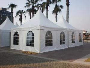 Aluminum Marquee Pagoda Gazebo Tent with Double PVC