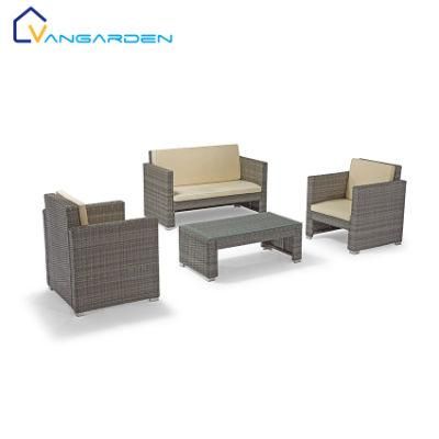 4PCS Kd Type Rattan Garden Sofa Set Furniture