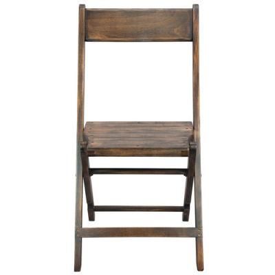 Old-World Design Wood Folding Chair