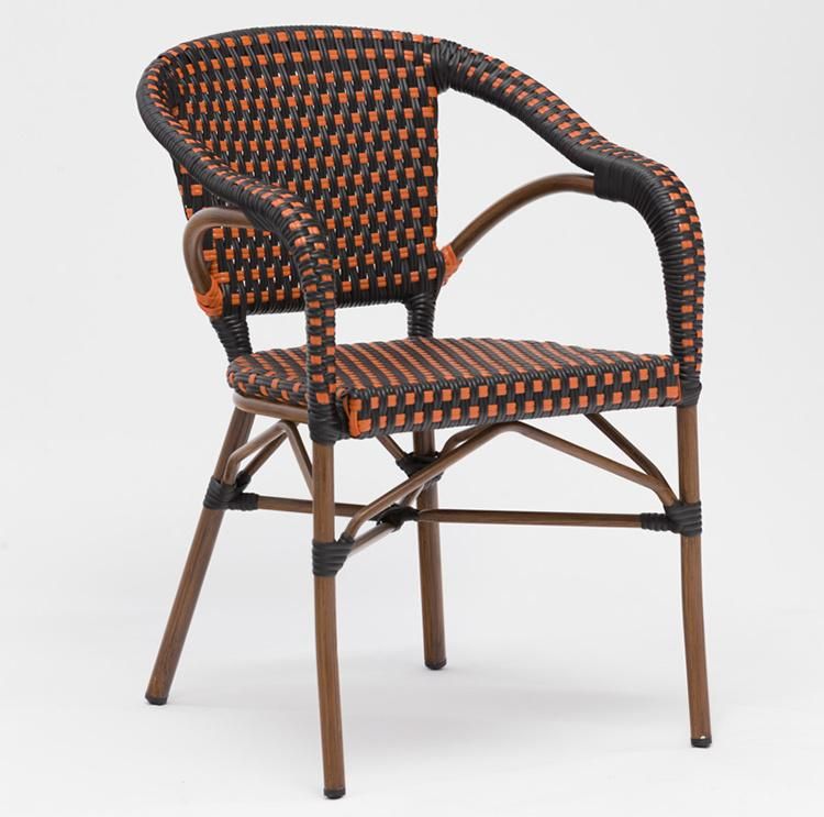 Excellent Quality Rattan Bistro Chairs French Style for Cafe