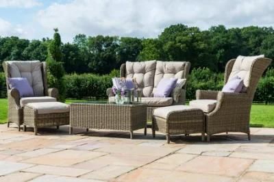 Well Furnir 8 Piece Deep Seating Group with Cushion (WF-17071)