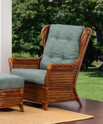 Synthetic PE Rattan Luxury Outdoor Garden Chair with Cushion on Sale