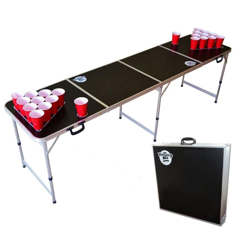 Factory Direct Foldable Outdoor Table Custom Aluminium Beer Table