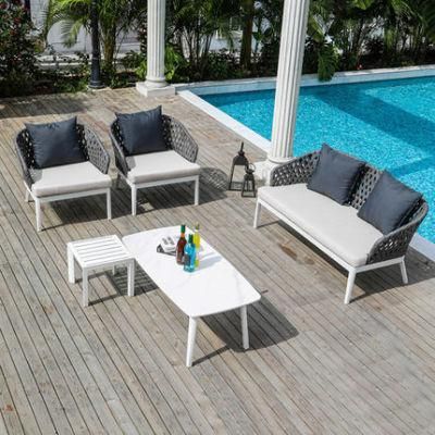 Rattan Coffee Table Outdoor Furniture Garden Rattan Chair Sofa Leisure Outdoor Sofa Combination Balcony