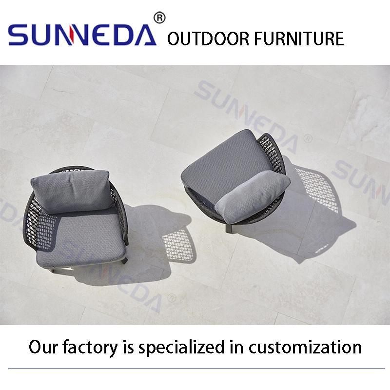 All Weather Aluminium Alloy Front Porch Countryside Villa Chair Outdoor Furniture