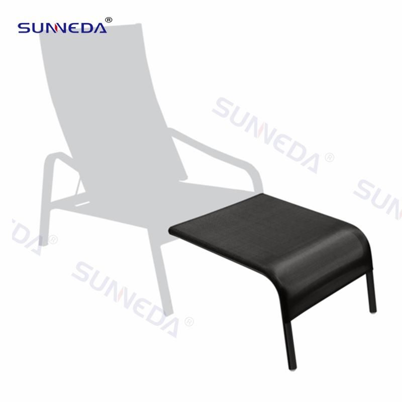 Patio Sun Lounge Chairs with Waterproof Textiline Mesh and Tensile Structures
