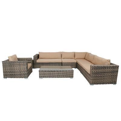 Hot Sales Outdoor Aluminum Rattan &amp; Wicker Furniture Garden Sets