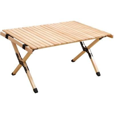 Amazon Top Seller Folding Tables Wood Outdoor Camping for Garden Travel Hiking Picnic Egg Roll Table