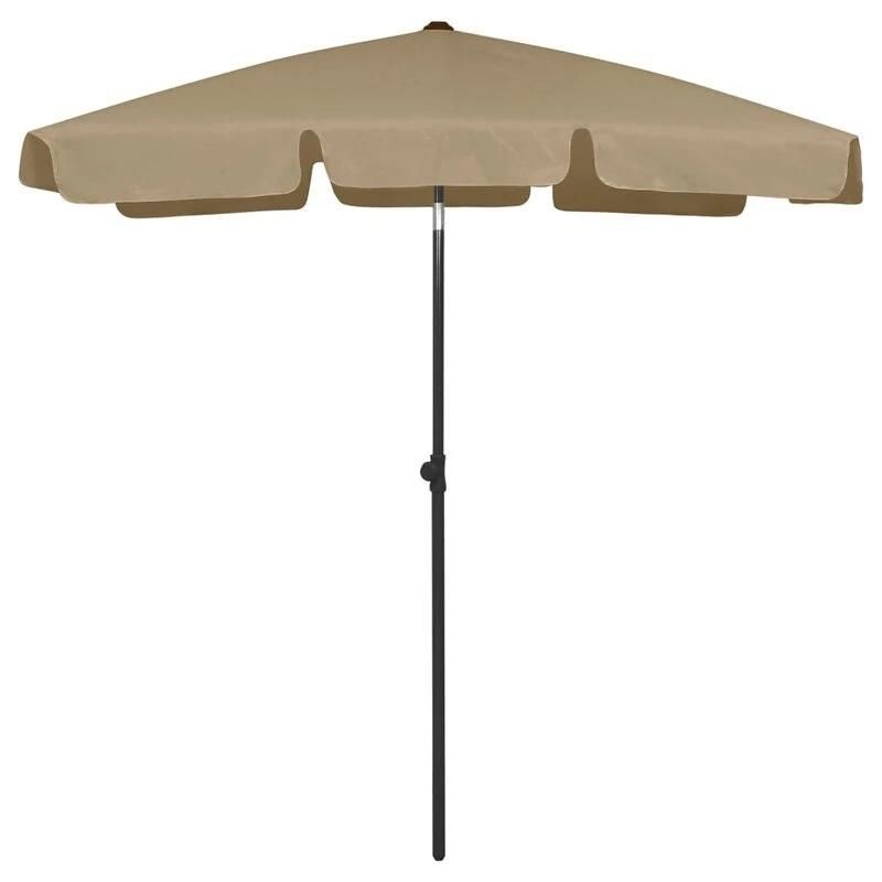 OEM Outdoor Garden Beach Promotional Patio Umbrella Round Aluminum Parasol