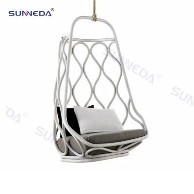 Hotel Leisure Aluminum Swing Chair Garden Patio Furniture