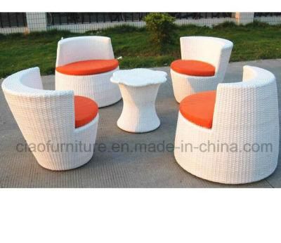 Outdoor Furniture One Small Coffee Table and Four Chairs