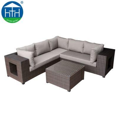 Luxury Customize Outdoor Patio Furniture Set Rattan Corner Sofa