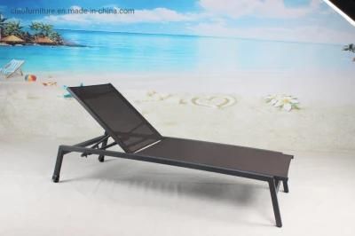 Poolside Beach Aluminum Frame Powder Coating Textiline Lounge Outdoor Furniture