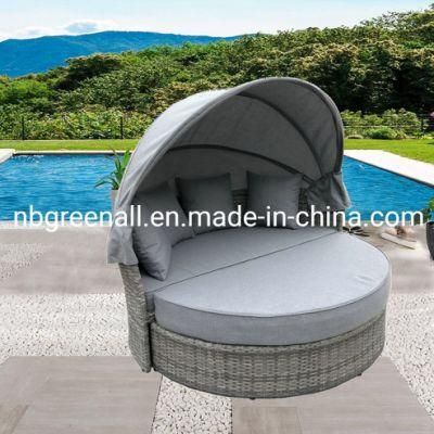 New 360&deg; Rotating Modern Garden Patio Hotel Resort Outdoor Furniture Sun Lounger Daybed Sunbed
