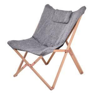 Outdoor Portable Beech Wood Folding Butterfly Chair