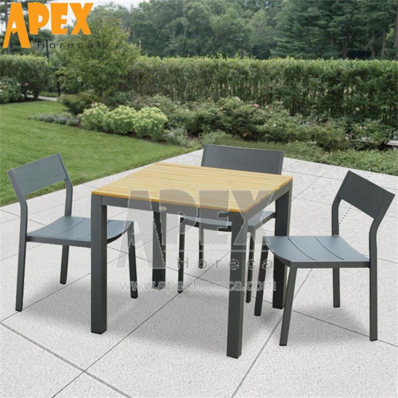 Best Price Wholesale Comfortable Outdoor Dining Room Stackable Aluminum Chair