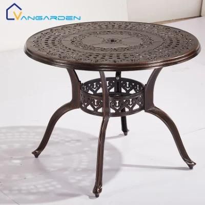 Diameter 100 Circular Garden Set Outdoor Furniture Patio Sets with Table