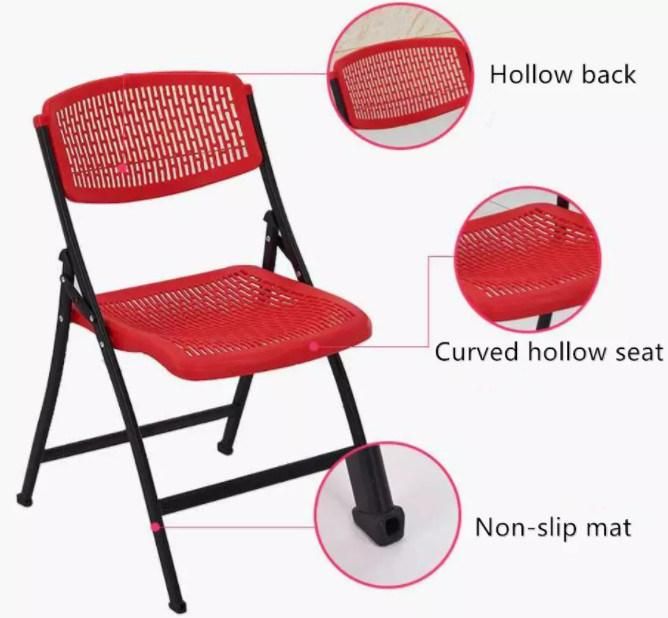 Coffee Shop Outdoor Wholesale New Metal Banquet Activity Training Folding Chair
