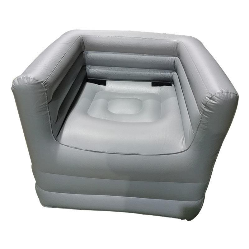Fast Inflatable Air Sleeping Chair Camping Bed Beach Air Sofa