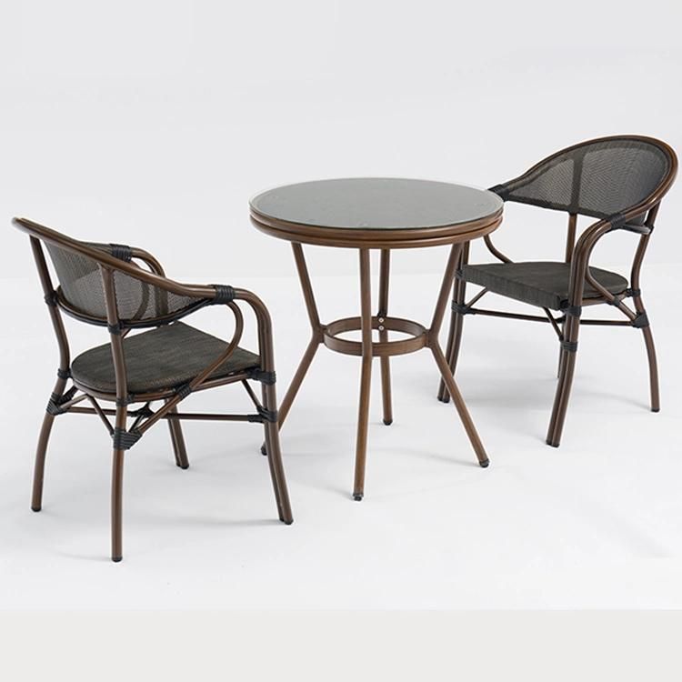Hot Sale Outdoor Patio Furniture Set with Dining Table and Chairs