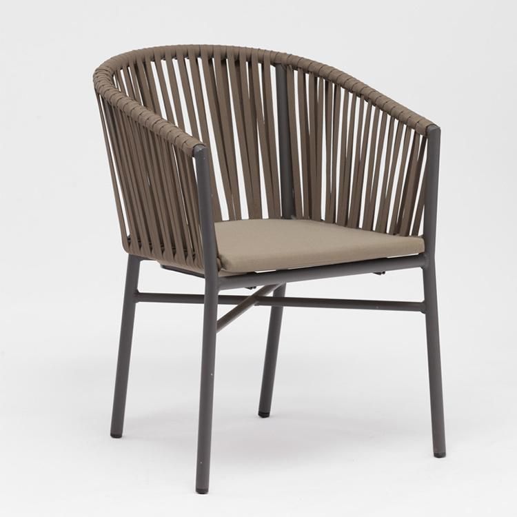 China Design Furniture with White Color and Aluminum Material Metal Outdoor Luxury Garden Chair