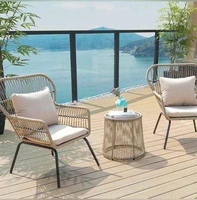 All Weather Patio Outdoor Rattan Sofa Garden Furniture Wicker Bistro Set