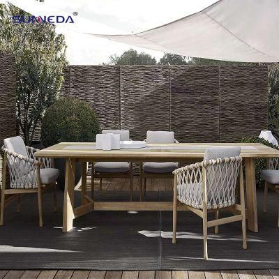Hot Selling Durable Teak Wood Garden Table Set