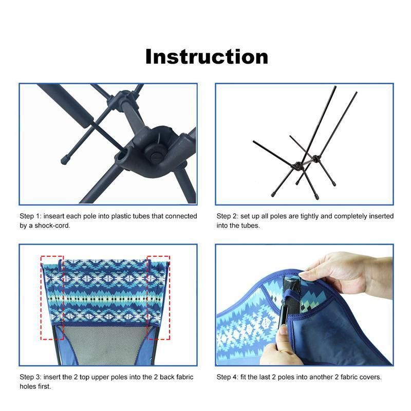 Ultralight Camping Chairs Folding Lightweight Portable Chair