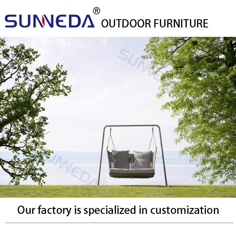 Outdoor Courtyard Villa Leisure High-Density Foam Hanging Sofa Furniture