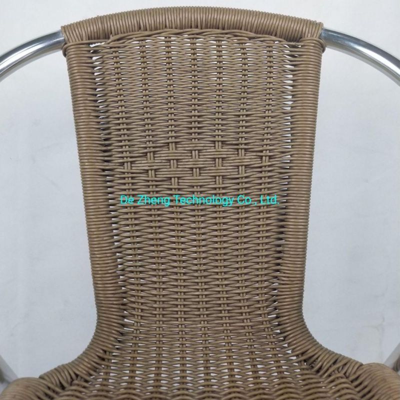 Modern Green Style Outdoor Garden Rattan Desk Furniture Aluminum Terrace Chair