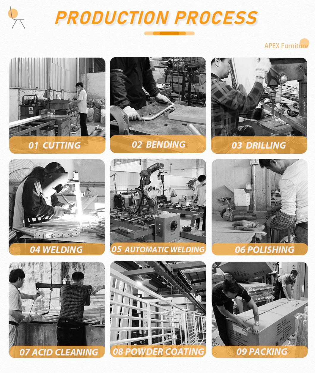 Factory Price Wholesale High Quality Aluminum Frame Braided Rope Chair