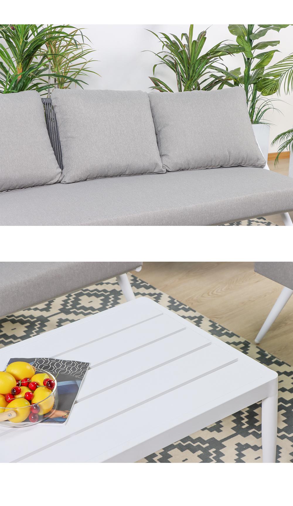 Modern Combination OEM by Sea Foshan Outdoor Furniture Patio Sofa