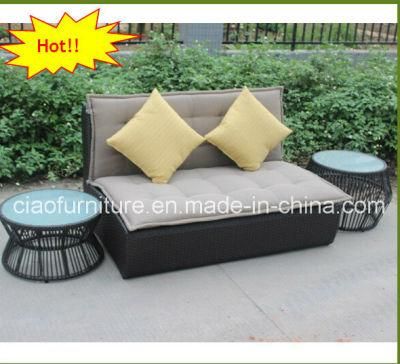 PE Rattan Furniture Outdoor Patio Sofa Bed