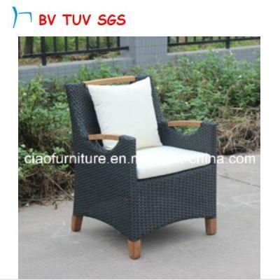 Restaurant Teak Table Dining Chair with Cushion