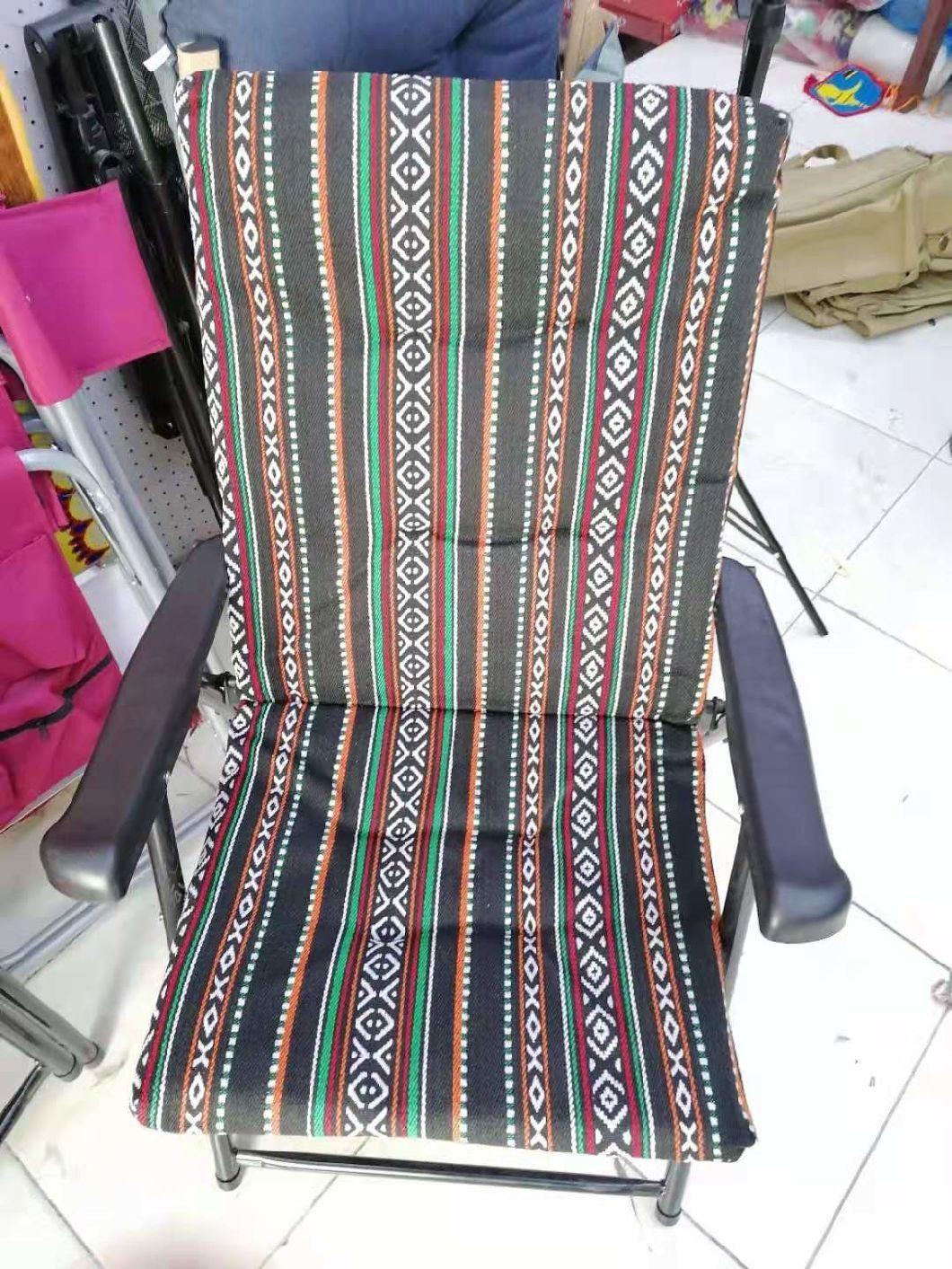 Add Cotton Chair, Beach Chair, Outdoor Leisure Portable Beach Chair with Cotton for Home Use