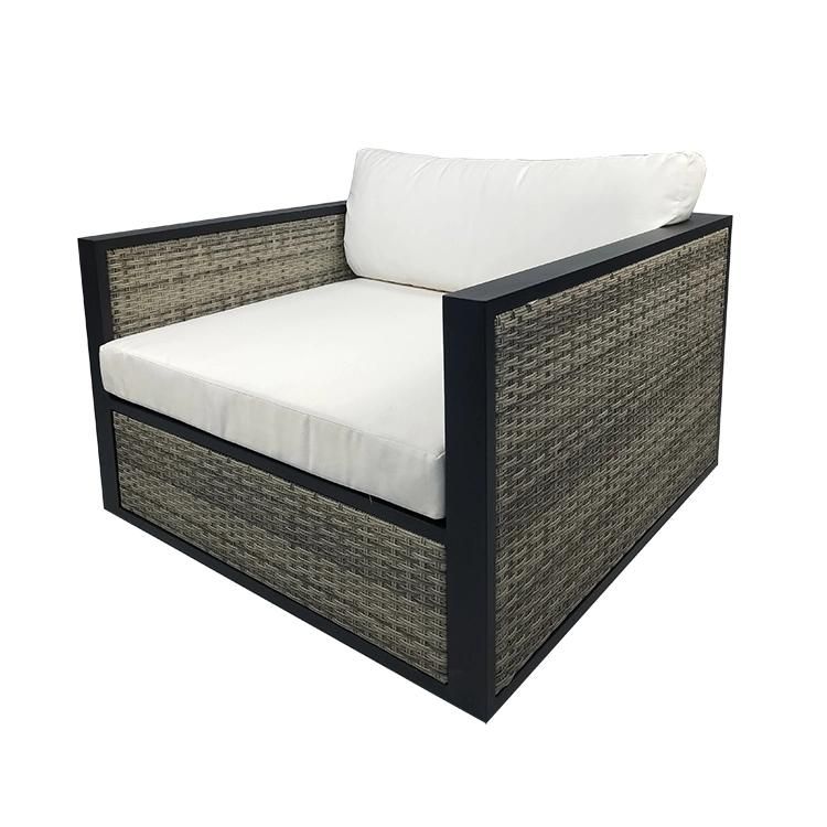 All Weather Resistance Aluminum Wicker Rattan Sets Outdoor Furniture Patio Garden Sofa