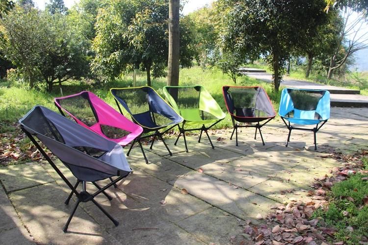 Outdoor Portable Folding Chair Beach Chair Camping Fishing Space Chair