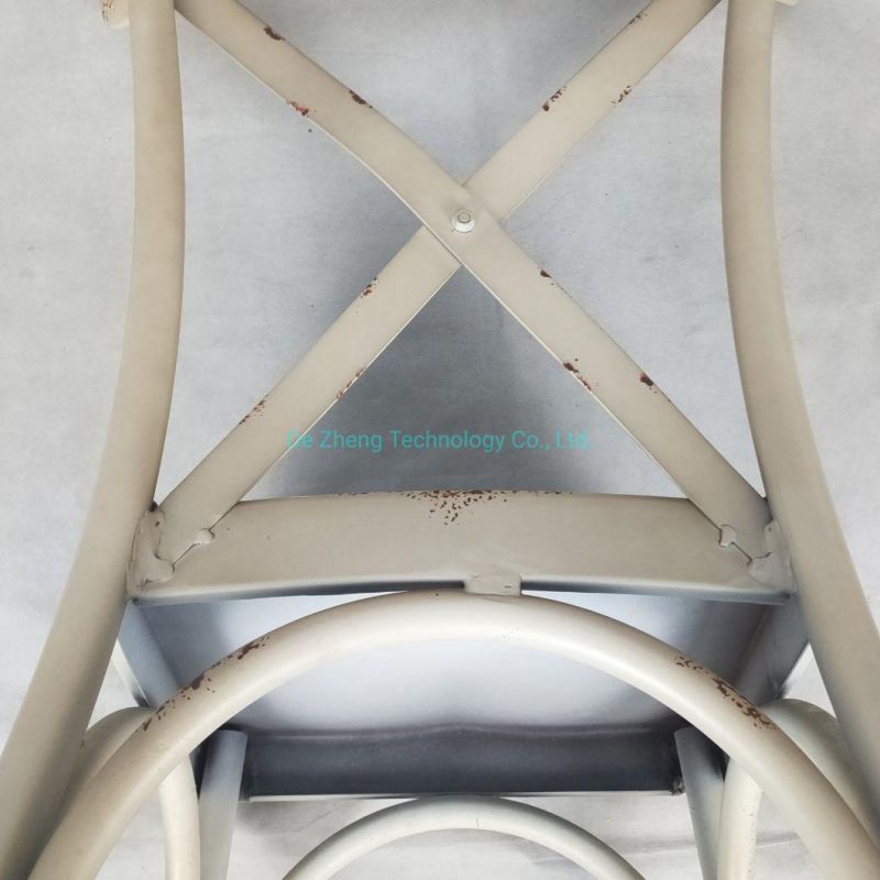 Colorful Garden Restaurant Commercial Aluminum Vintage Outdoor Dining Bistro Chair