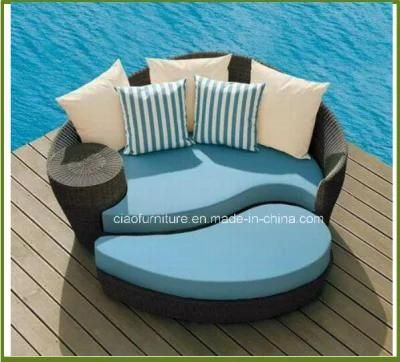 Leisure Outdoor Furniture Rattan Garden Poolside Wicker Sun Lounger