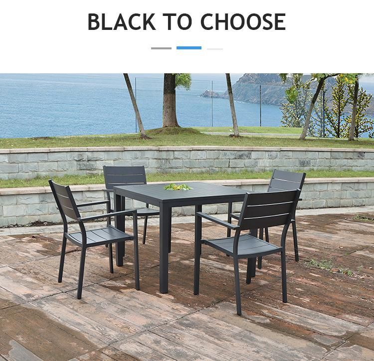 Aluminum Furniture Outdoor Dining Set for 4 Garden Chairs and Table Set
