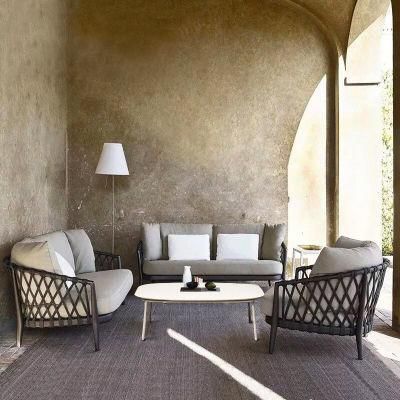 Factory Price Louis Corner Chair Aluminum Set Aluminium Patio Sofa Outdoor Garden Furniture