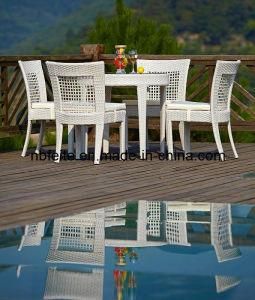 Rattan Table for Restaurant Wicker Used Dining Furniture