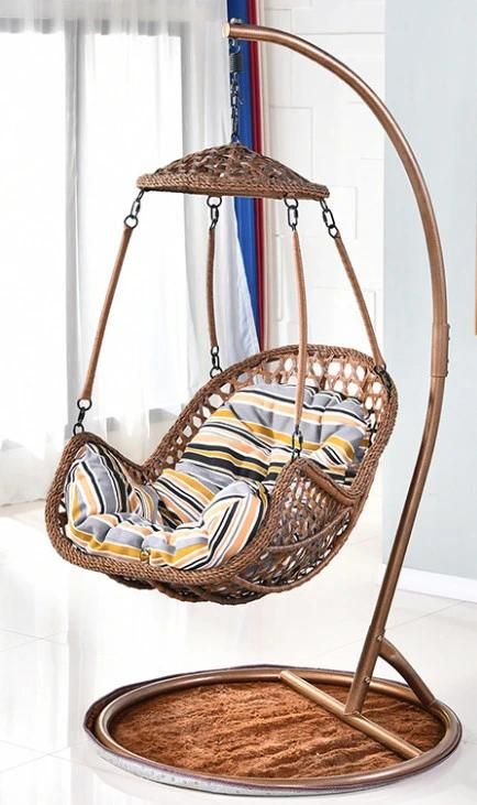 Hanging Outdoor Swing Garden Leisure Patio Rattan Chair Egg Elasticity