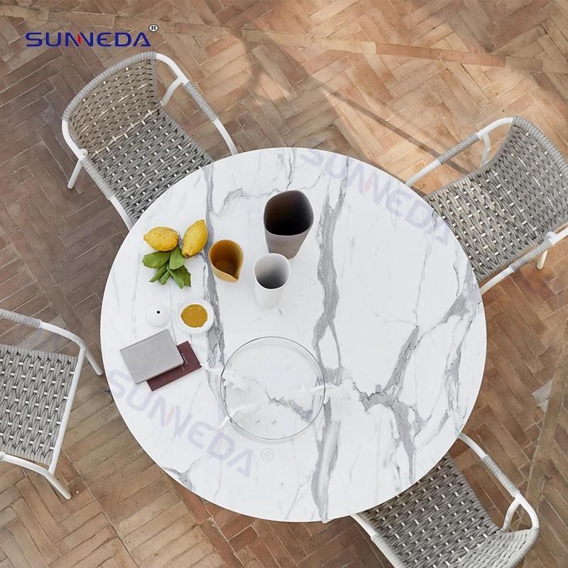 Individual Recreational Collocation Long Table Matchs Waterproof Rope Chair