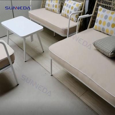 Country Terrace Aluminum Outdoor Furniture Rope Sofa