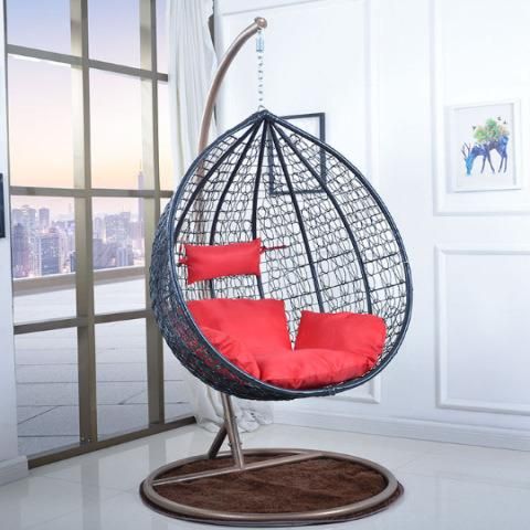 Garden Modern Design Indoor Hanging Rattan Luxury Wicker Swing Chair
