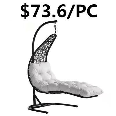 Patio Garten Hotel Rattan Wicker Hanging Outdoor Leisure Swing Chair