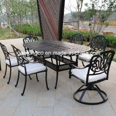 Traditional Cast Aluminium Cafe Bistro Outdoor Garden Furniture Table Chairs Set