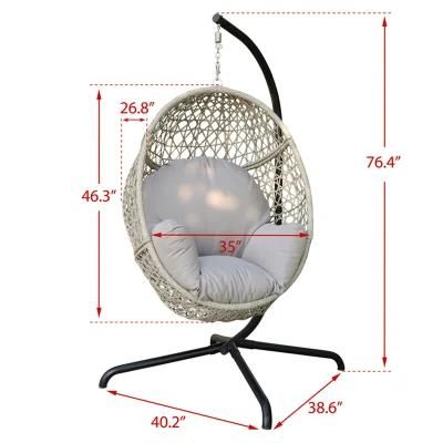 25-35days 150kg OEM by Sea Foshan Rattan Chair Swing