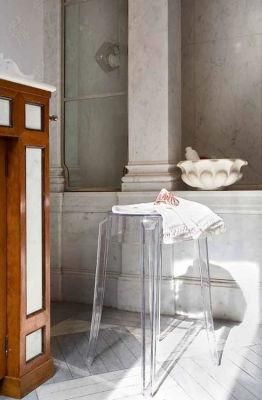 Clear Acrylic Ghost Modern Bar Stool